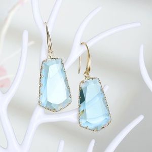 Blue Crystal Earrings